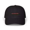 soy sauce boy dad cap | embroidered white baseball hat