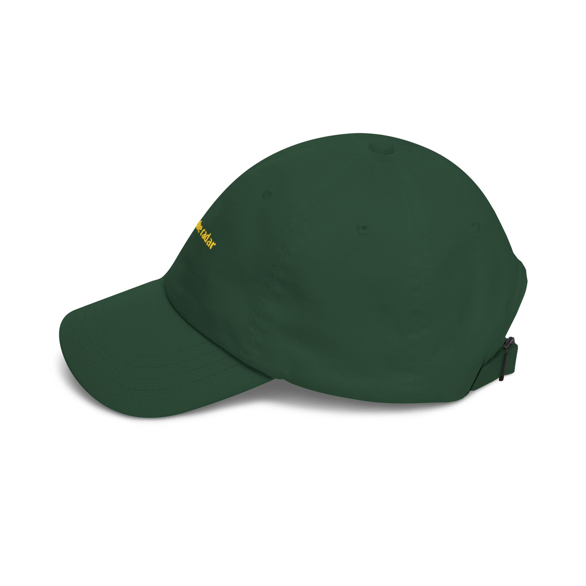 under the radar Dad Cap | Minimal Script Embroidered Baseball Hat