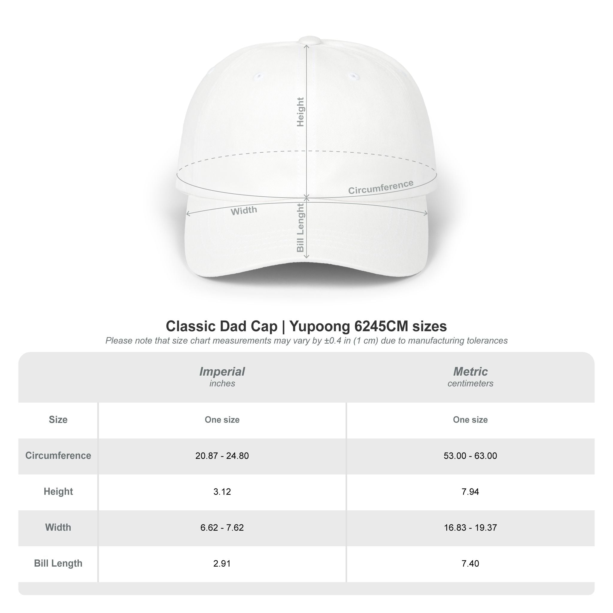 hush-hush Classic Dad Cap | Minimal Embroidered Baseball Hat
