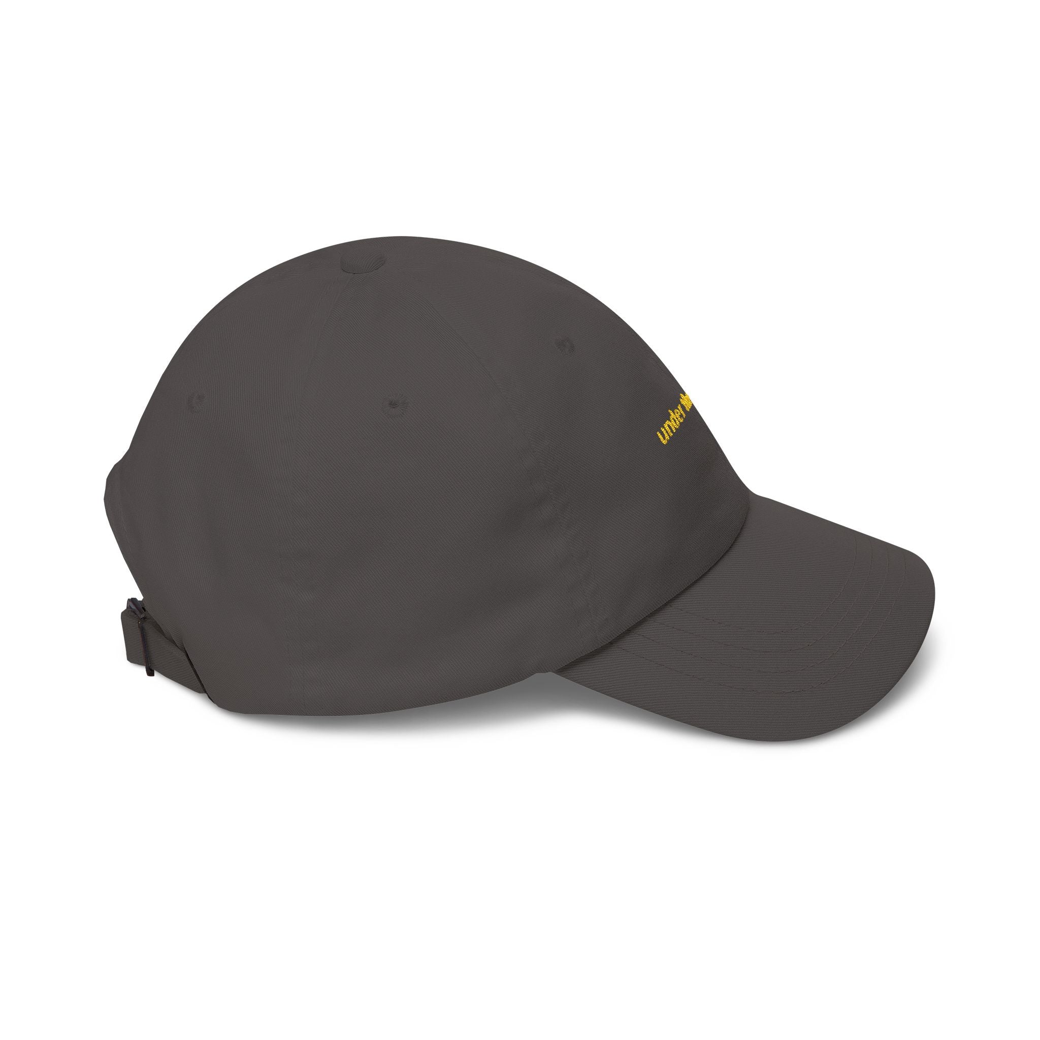 under the radar Dad Cap | Minimal Script Embroidered Baseball Hat