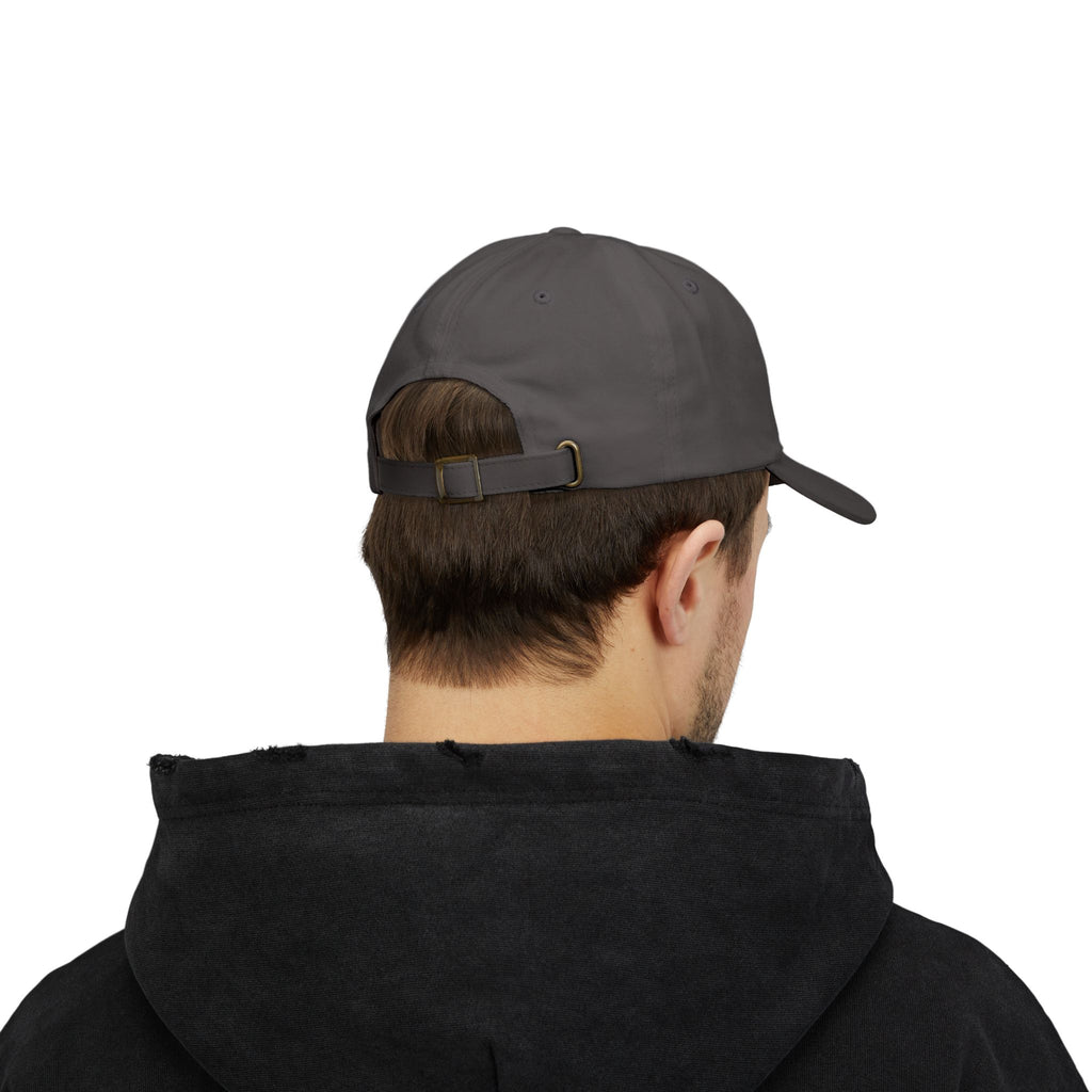 masc. discreet DRAMA LLAMA Dad Cap | Embroidered White Baseball Hat