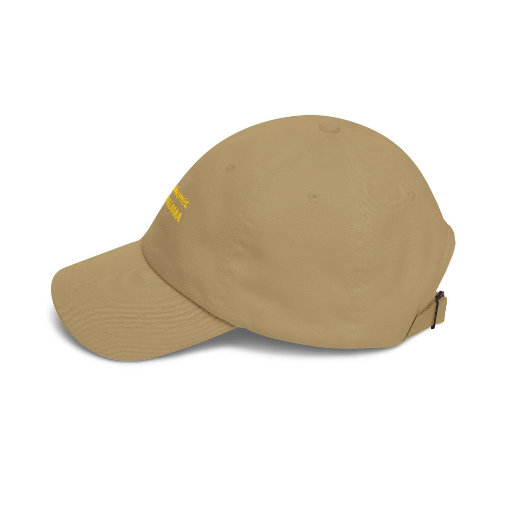 masc. discreet DRAMA LLAMA Dad Cap | Embroidered White Baseball Hat