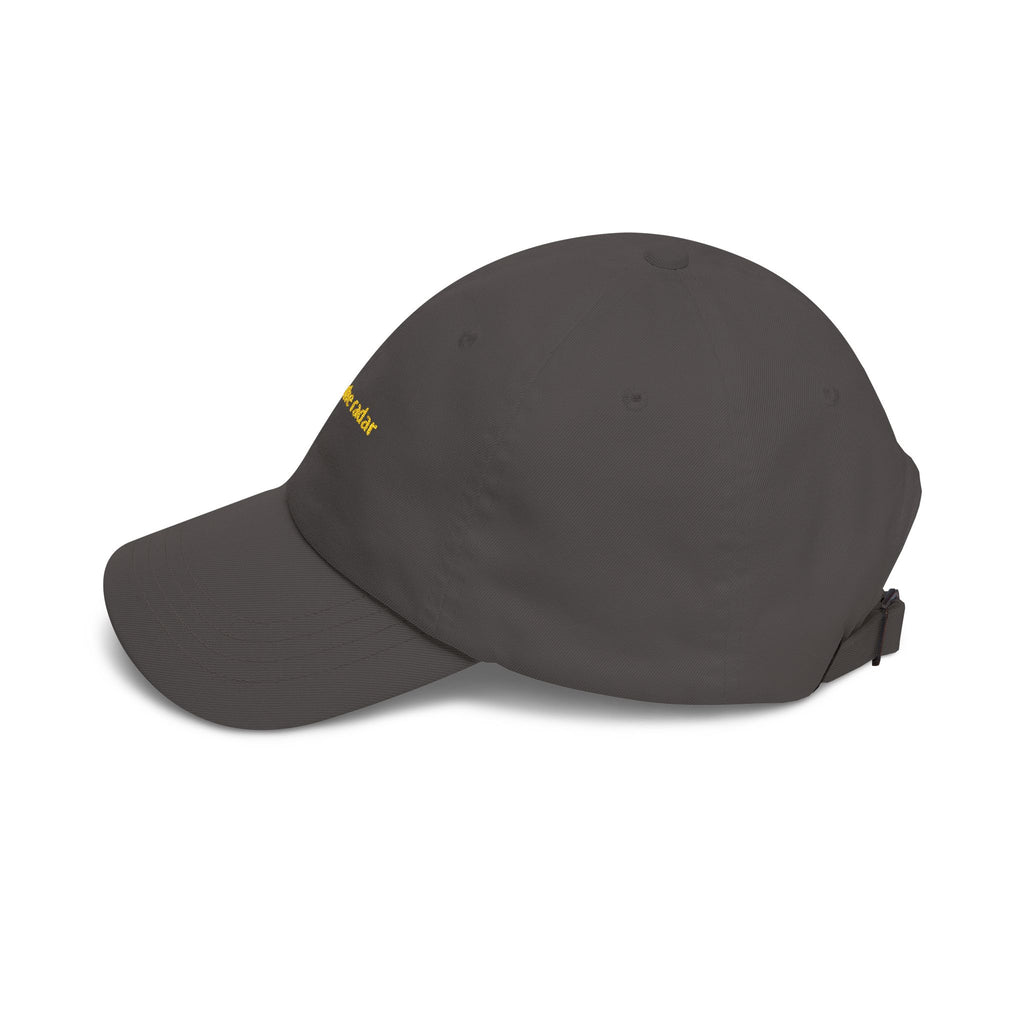 under the radar Dad Cap | Minimal Script Embroidered Baseball Hat
