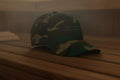 masc. discreet. no drama. private dad cap | camo embroidered hat