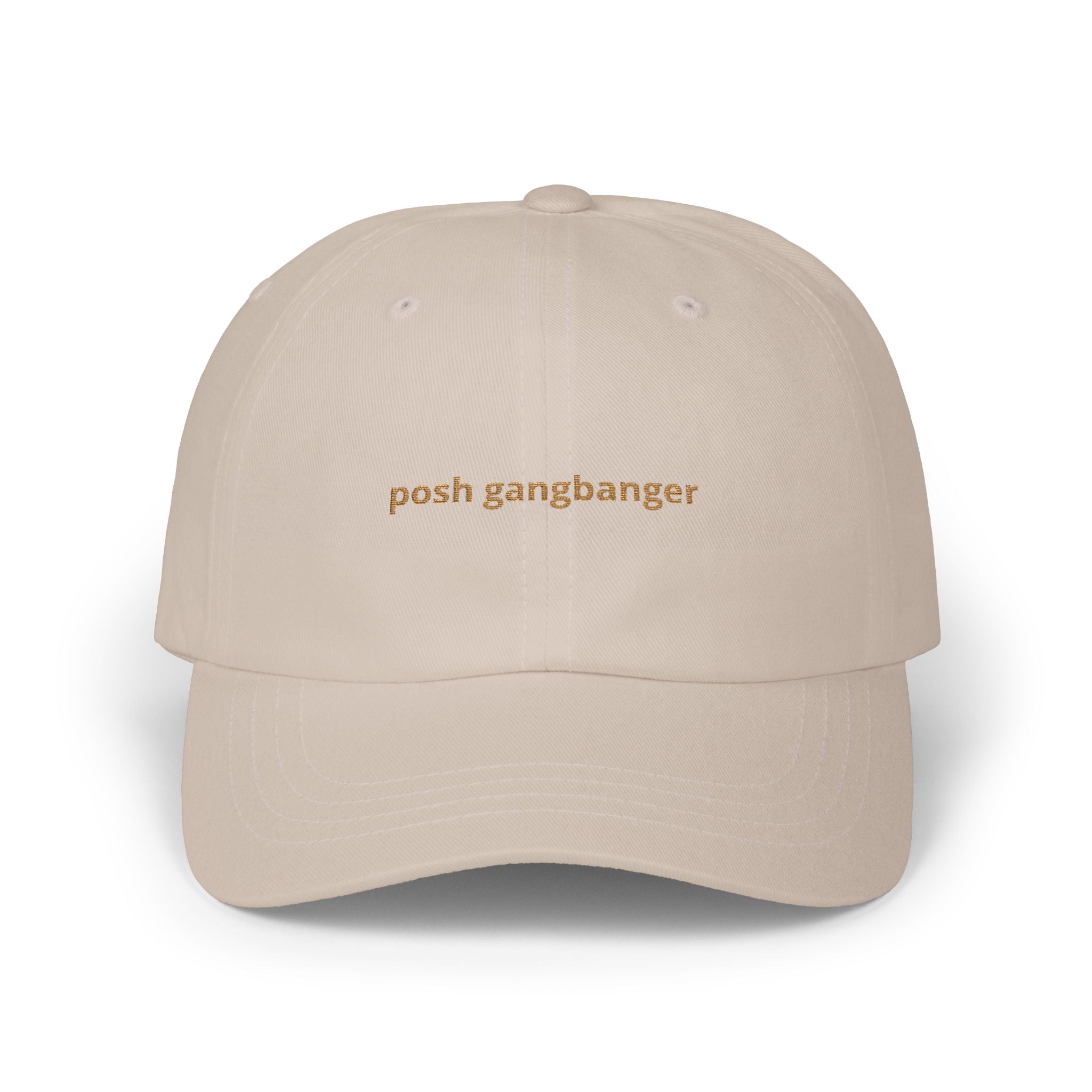 posh gangbanger Dad Cap | embroidered script baseball hat
