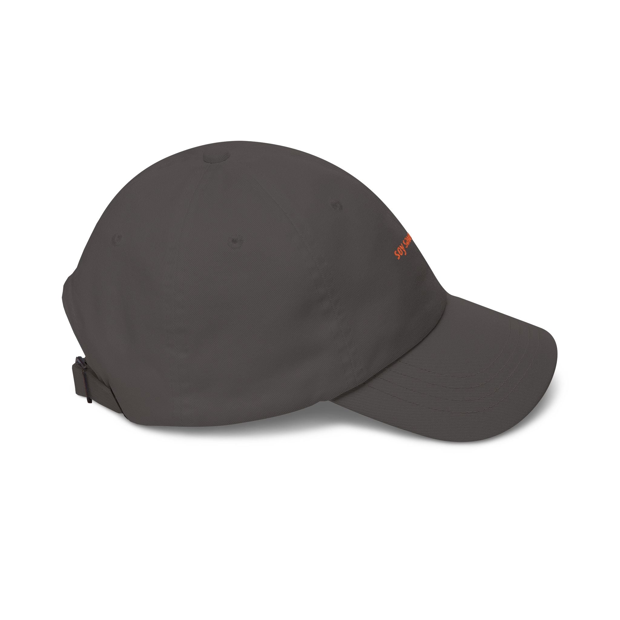 soy sauce boy dad cap | embroidered white baseball hat